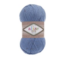 ALIZE Cotton Gold Tweed 236 - темно-блакитний 